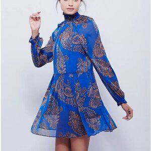 Free People Moonstruck Printed Mini Dress